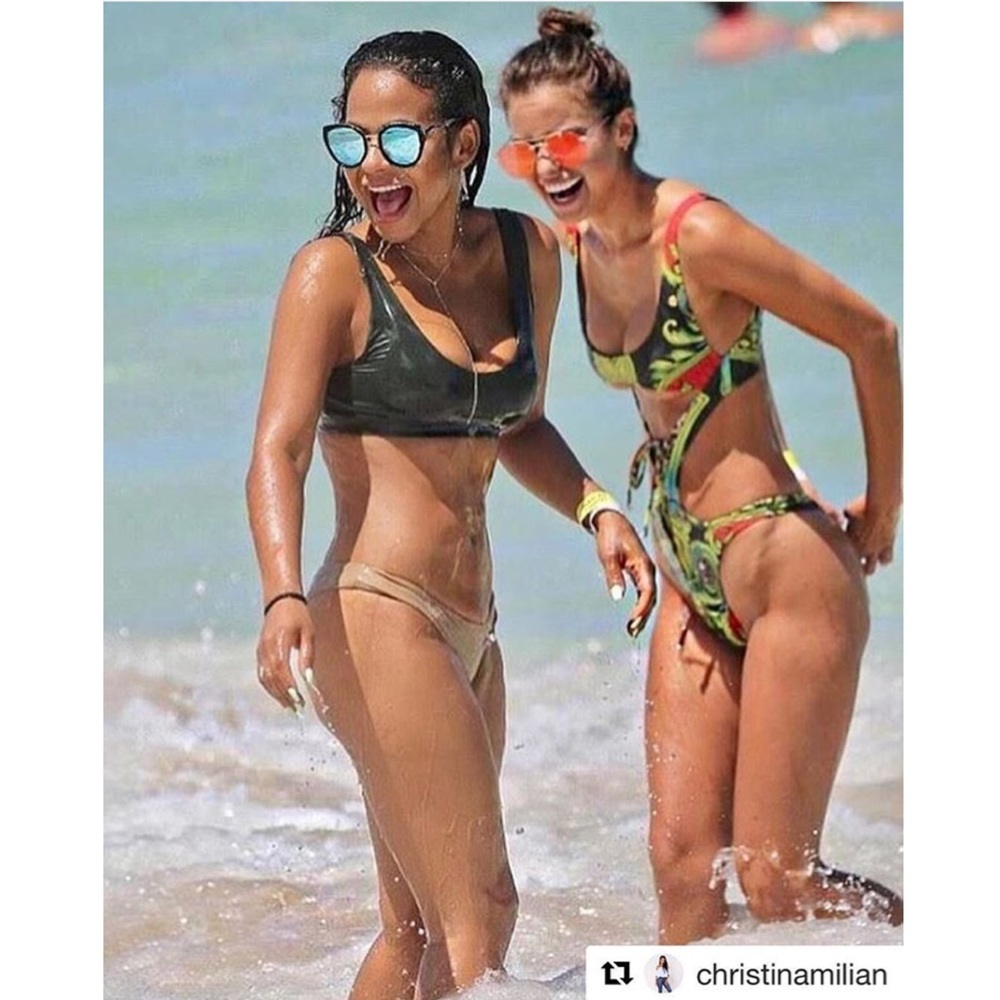 As seen with Christina Milian RARE swimsuit
